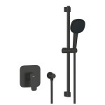 Душевая система GROHE Cubeo со смесителем для душа, черный матовый