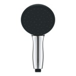 Ручной душ GROHE Purefoam 110, 7,6 л/мин, 2 режима, хром/черный (1072990000)