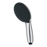 Ручной душ GROHE Purefoam 110, 7,6 л/мин, 2 режима, хром/черный (1072990000)