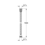 Набор для гигиенического душа GROHE BauClassic, хром (124434)