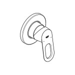 Смеситель для душа GROHE BauLoop в комплекте с монтажной частью, хром