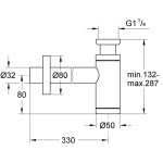 Сифон для раковины GROHE 1 1/4