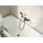 Смеситель для ванны GROHE Eurosmart, матовый черный