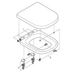 Сиденье для унитаза с микролифтом GROHE Euro Ceramic, альпин-белый