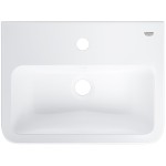 Раковина подвесная GROHE Bau Edge 45 см, альпин-белый (39806000)