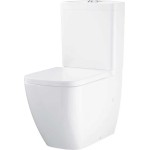 Унитаз-компакт с бачком и сиденьем микролифт GROHE Clova, альпин-белый (39909000)
