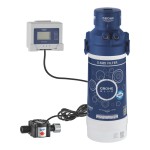 Комплект для кухни GROHE Red Mono с L-образным вентилем, бойлером M-Size и фильтром, суперсталь (30339DC1)