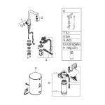 Комплект для кухни GROHE Red Mono с L-образным вентилем, бойлером M-Size и фильтром, суперсталь (30339DC1)