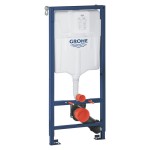 Система инсталляции для унитаза GROHE Rapid SL 3 в 1 с панелью смыва Skate Air, фантомный черный (1000044)
