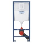 Система инсталляции для унитаза GROHE Rapid SL 3 в 1 с панелью смыва Skate Air, фантомный черный (1000044)