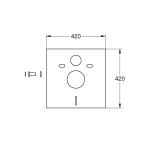 Комплект инсталляции 5 в 1 GROHE Rapid SL с подвесным унитазом Euro Ceramic, сиденьем и панелью смыва Arena Cosmopolitan (36501000)