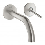 Внешняя часть смесителя для раковины GROHE Atrio Joy настенного монтажа на 2 отверстия, суперсталь 