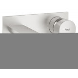 Внешняя часть смесителя для раковины GROHE Lineare на 2 отверстия, суперсталь 