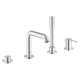 Смеситель для ванны GROHE Essence на 4 отверстия, на край ванны, хром 
