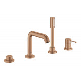 Смеситель для ванны GROHE Essence на 4 отверстия, на край ванны, теплый закат матовый 