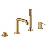 Смеситель для ванны GROHE Essence на 4 отверстия, на край ванны, холодный рассвет глянец 