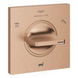 Внешняя часть переключателя потоков GROHE Allure на 3 положения, теплый закат матовый 
