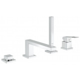Смеситель для ванны GROHE Eurocube на 4 отверстия, на край ванны, хром 