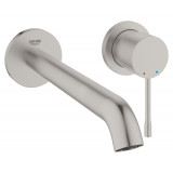 Внешняя часть смесителя для раковины GROHE Essence на 2 отверстия, L-Size, суперсталь 