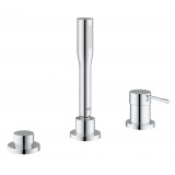 Смеситель для ванны GROHE Essence на 3 отверстия, на край ванны, хром 