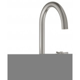 Смеситель для раковины GROHE Atrio двухвентильный на 3 отверстия, суперсталь 