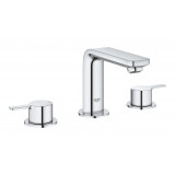 Смеситель для раковины GROHE Lineare на 3 отверстия, с донным клапаном, хром 