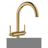 Смеситель для раковины GROHE Atrio двухвентильный, холодный рассвет глянец 