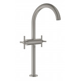 Смеситель для раковины GROHE Atrio двухвентильный, XL-Size, суперсталь 