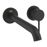 Внешняя часть смесителя для раковины GROHE Essence скрытого монтажа, на 2 отверстия, L-Size, фантомный черный (29193KF1)