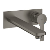 Внешняя часть смесителя для раковины GROHE Lineare на 2 отверстия, темный графит матовый 