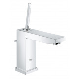Смеситель для раковины GROHE Eurocube Joy с донным клапаном, средний излив, хром 