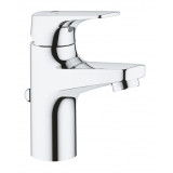 Смеситель для раковины GROHE BauFlow с донным клапаном, S-Size, хром 