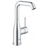 Смеситель для раковины GROHE Essence с нажимным донным клапаном, L-Size, хром 