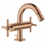 Смеситель для биде GROHE Atrio двухвентильный, теплый закат глянец 