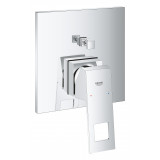 Внешняя часть смесителя для ванны GROHE Eurocube с переключателем на 2 положения, хром 