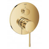Внешняя часть смесителя для ванны GROHE Essence с переключателем на 3 положения, холодный рассвет глянец 