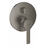 Внешняя часть смесителя для ванны GROHE Lineare с переключателем на 3 положения, темный графит матовый 