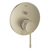 Внешняя часть смесителя для ванны GROHE Essence скрытого монтажа на 2 потребителя, круглая, никель матовый 