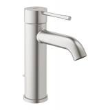 Смеситель для раковины GROHE Essence с донным клапаном, S-Size, суперсталь 