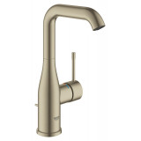 Смеситель для раковины GROHE Essence с донным клапаном, L-Size, никель матовый 