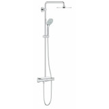 Душевая система GROHE Euphoria 210 с термостатическим смесителем и полочкой, хром 