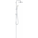 Душевая система Flex наружного монтажа с переключателем, GROHE Tempesta System 210, хром