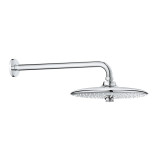 Верхний душ с душевым кронштейном 380 мм, 3 режима струи, GROHE Euphoria 260, хром (26459000)