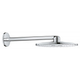Верхний душ и душевой кронштейн 430 мм, 2 режима струи, GROHE Rainshower SmartActive 310, хром