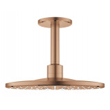 Верхний душ GROHE Rainshower SmartActive 310 с потолочным душевым кронштейном 142 мм, 2 режима струи, теплый закат матовый (26477DL0)