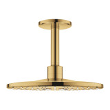 Верхний душ GROHE Rainshower SmartActive 310 с потолочным душевым кронштейном 142 мм. 2 режима струи. холодный рассвет глянец (26477GL0)