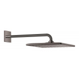 Верхний душ GROHE Rainshower Mono 310 Cube с душевым кронштейном 422 мм, 1 режим струи, темный графит глянец 