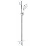 Душевой гарнитур GROHE Rainshower SmartActive 130, 3 вида струй, белая луна 