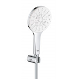 Душевой набор GROHE Rainshower SmartActive 130, 3 вида струй, белая луна 