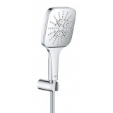Душевой набор GROHE Rainshower SmartActive 130 Cube, 3 вида струй, хром 